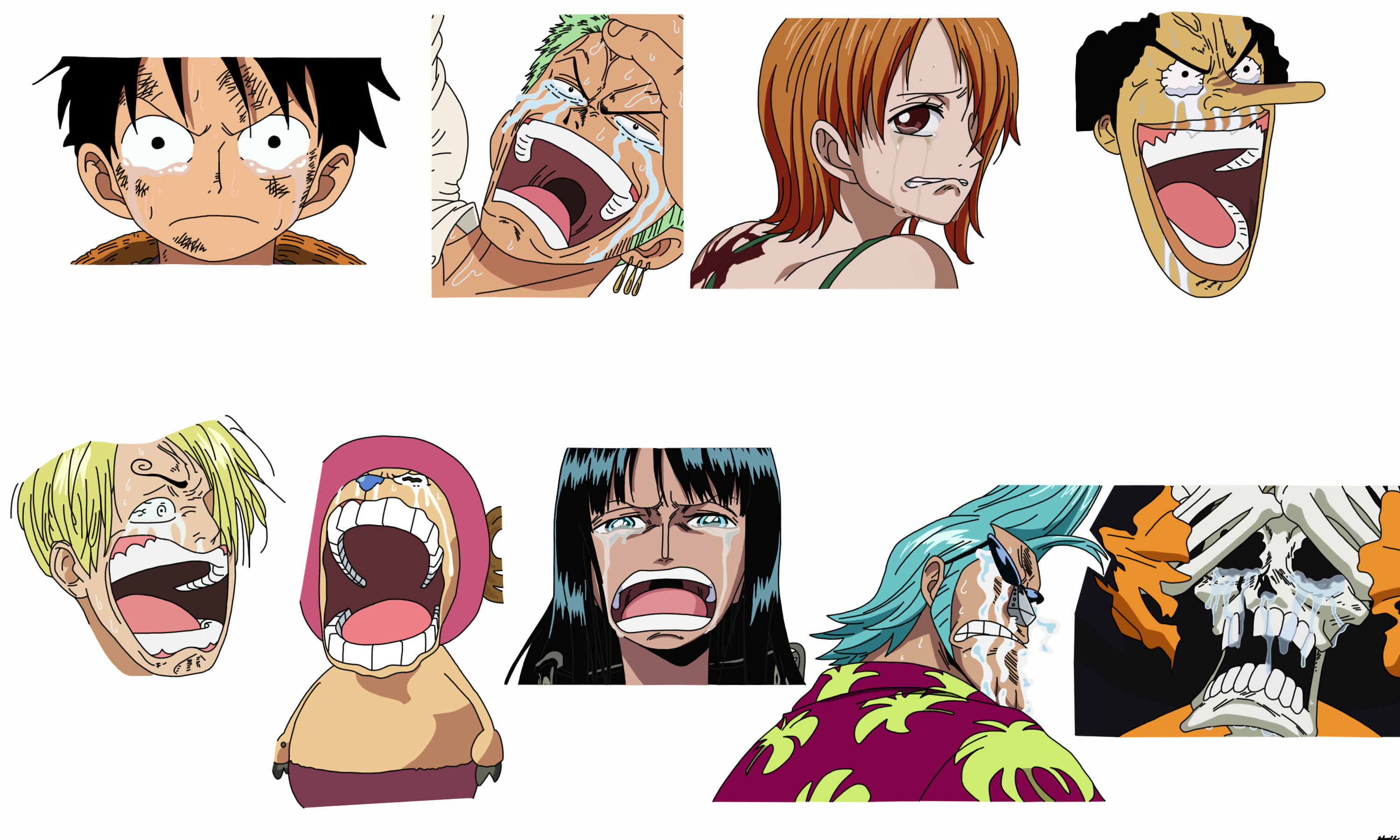 Pin by Lo on One Piece  Piecings, One piece, Crying