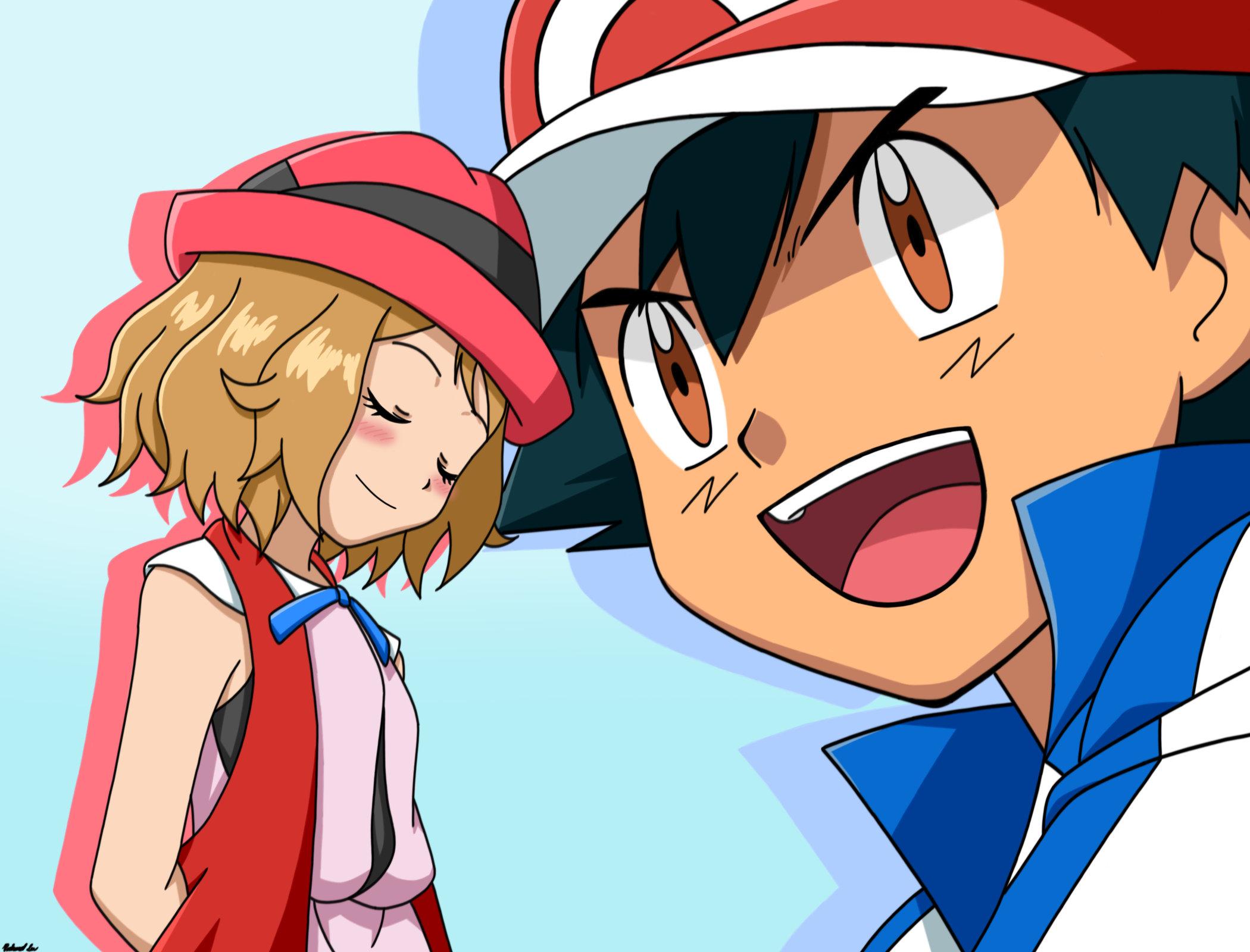 Serena I miss you. Ash Ketchum