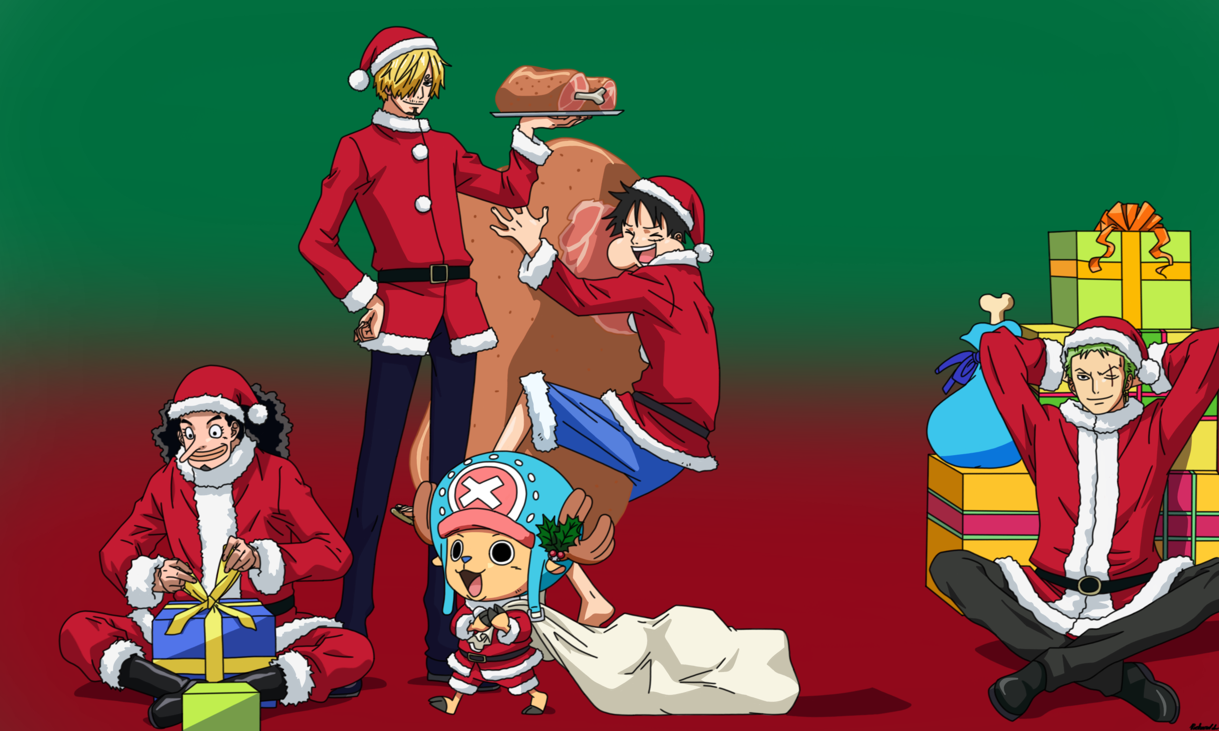 Happy Holidays! Merry Christmas to One Piece by Spartandragon12 on  DeviantArt