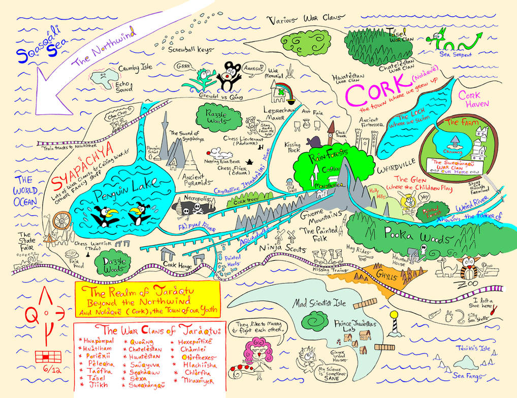 Fantasy Map 6 of 12 by PueyMcCleary on DeviantArt