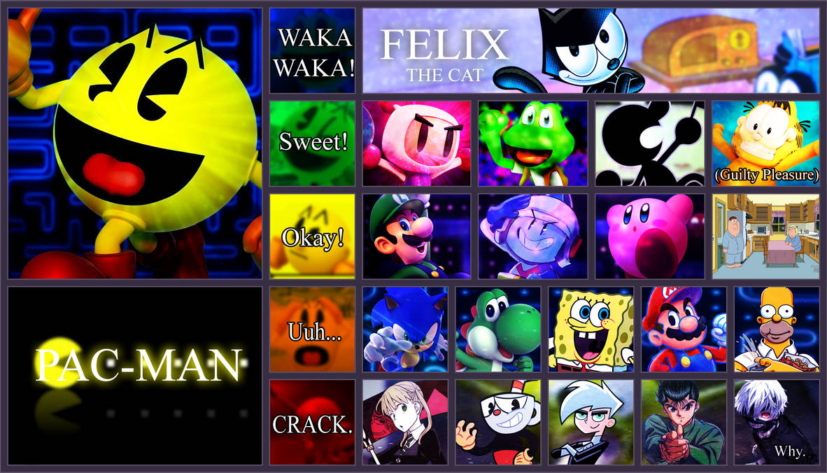 MATCHUP TIER LIST Pacman by Decipherdedvoid on DeviantArt