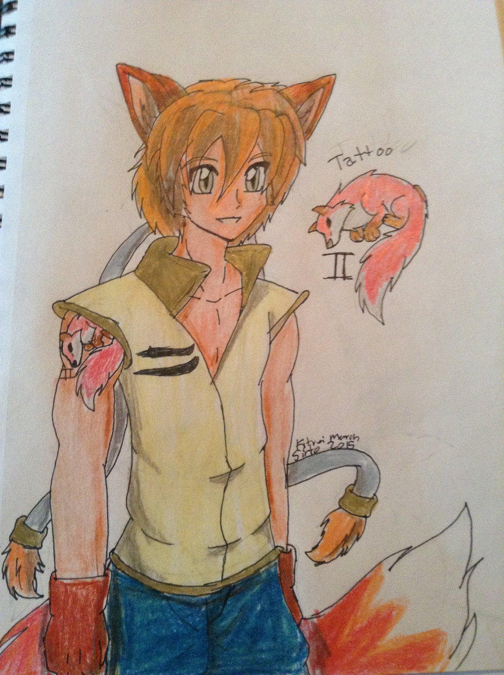 Fox Boy Layout Fox boy by Kitrei-Sirto on DeviantArt