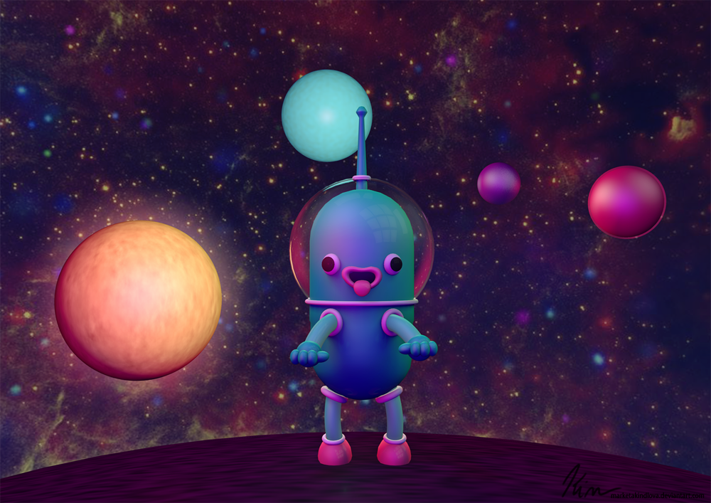 Little Cute Spaceman