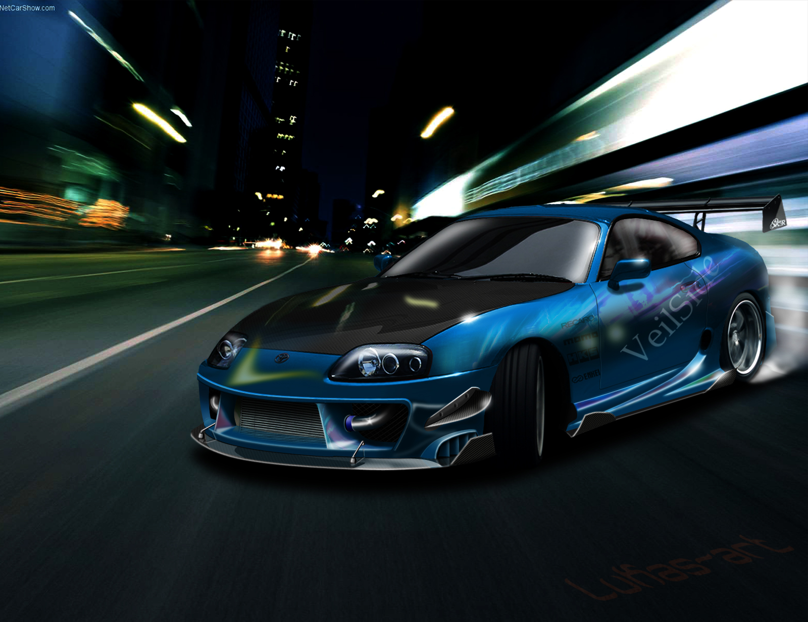 Toyota supra mk4 drift wallpaper