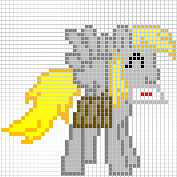 8-bit Derpy Mailmare Sprite