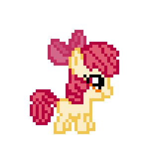 8-bit Applebloom Sprite