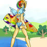 MLP Summer Pinup: Rainbow Dash