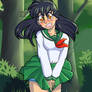 Kagome meets a gust of wind Commission