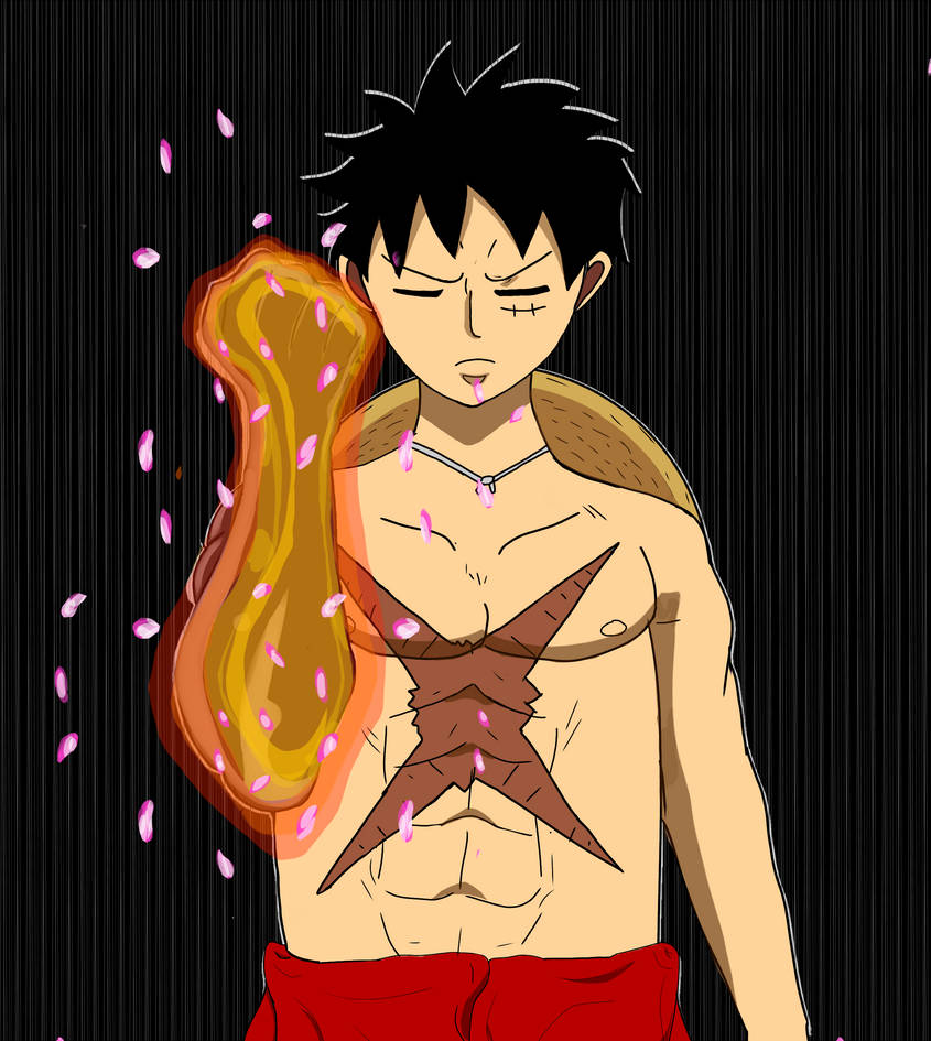 Luffy Using Ryu Luffy Ryou by sandhudraws on DeviantArt
