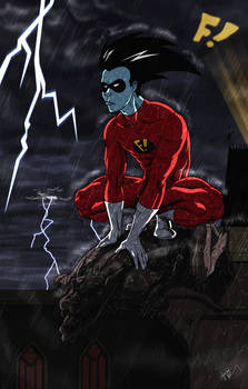 Freakazoid watches teh city