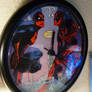 Deadpool Spider-man clock
