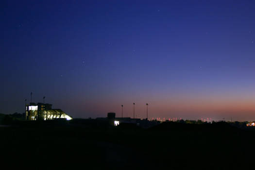 stadium sunrise