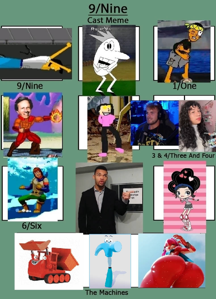 Nine the movie cast meme template by GoofyStuff4000 on DeviantArt