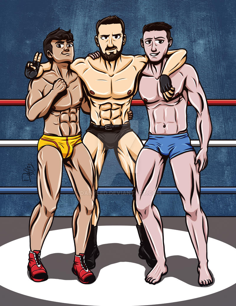 COMMISSION BG East Wrestling Top Stars by DanyLED on DeviantArt