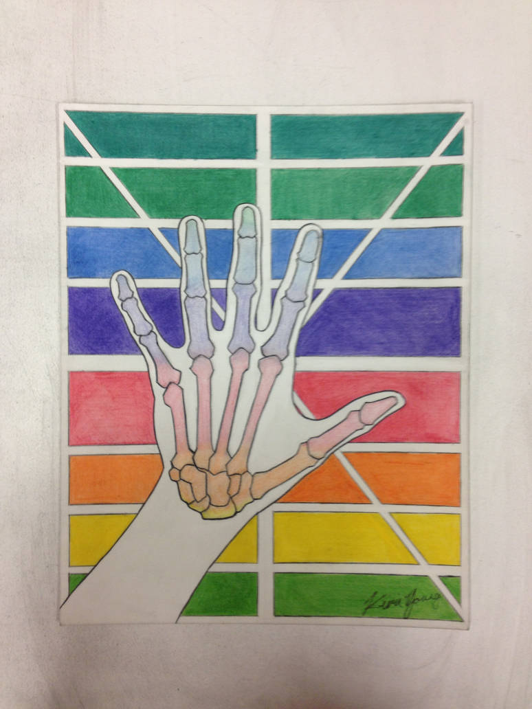 Hand Color Skeletal Color Skeleton Hand by KYoung720 on DeviantArt