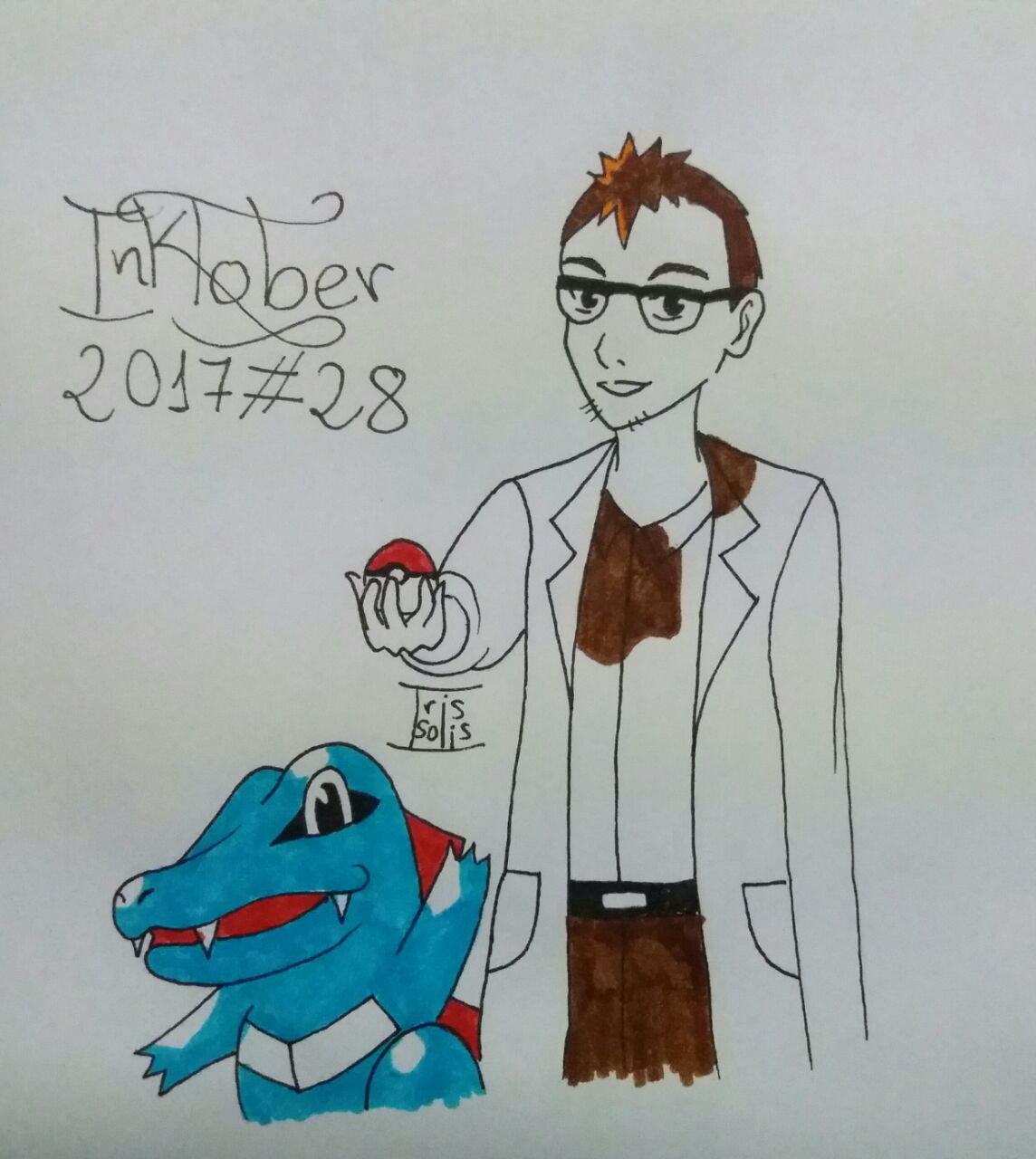 Inktober 2017 #28: Proffesor Elm