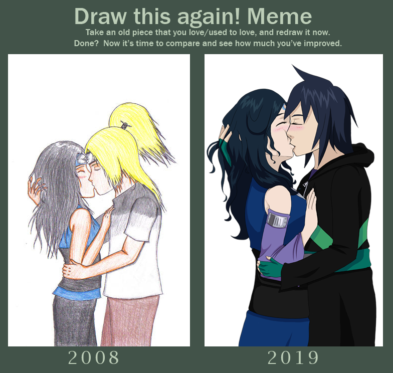 Draw this again: 2008vs2019 by ayameiris