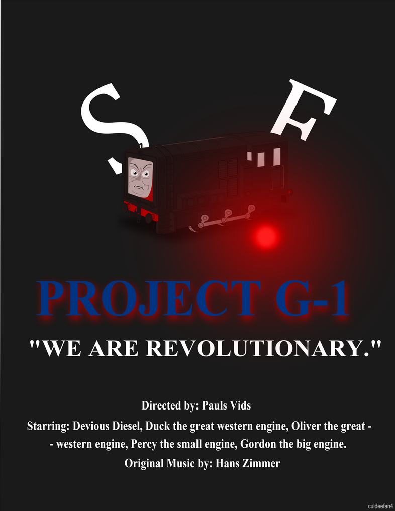 Project G-1 Poster by culdeefan4 on DeviantArt