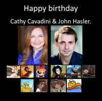 Happy Birthday Cathy Cavadini and John Hasler