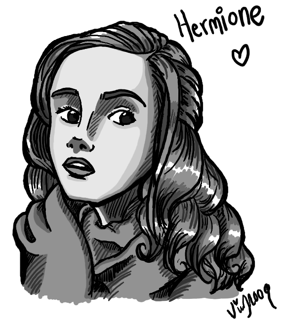 Hermione Tablet sketch