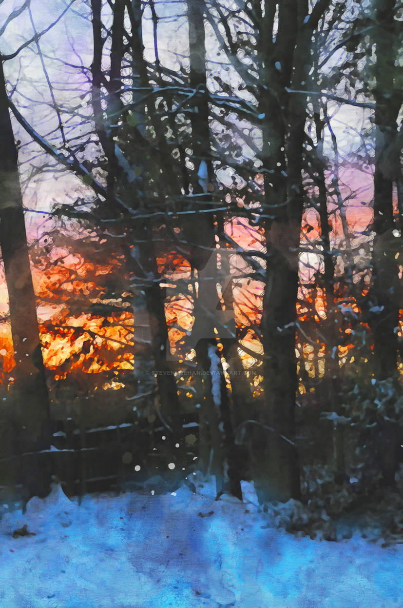 Snowcapped Sunset 011
