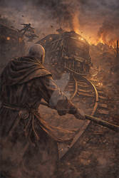 The Monk at the Burning Rails