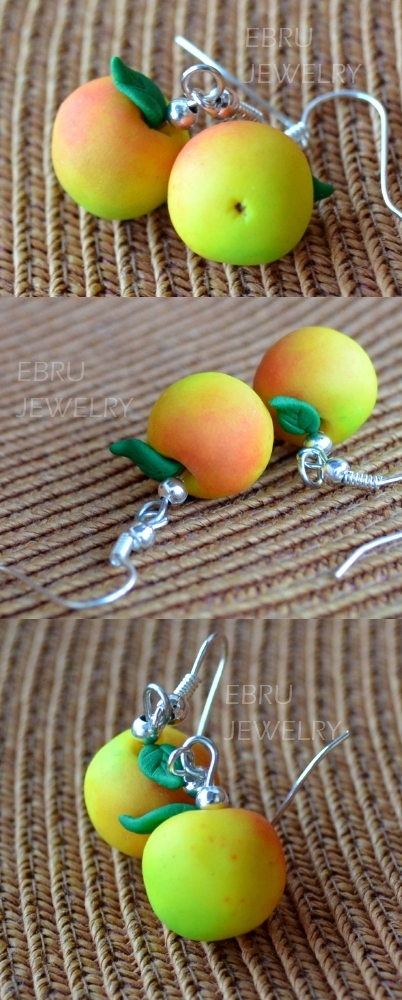 Apples earrings