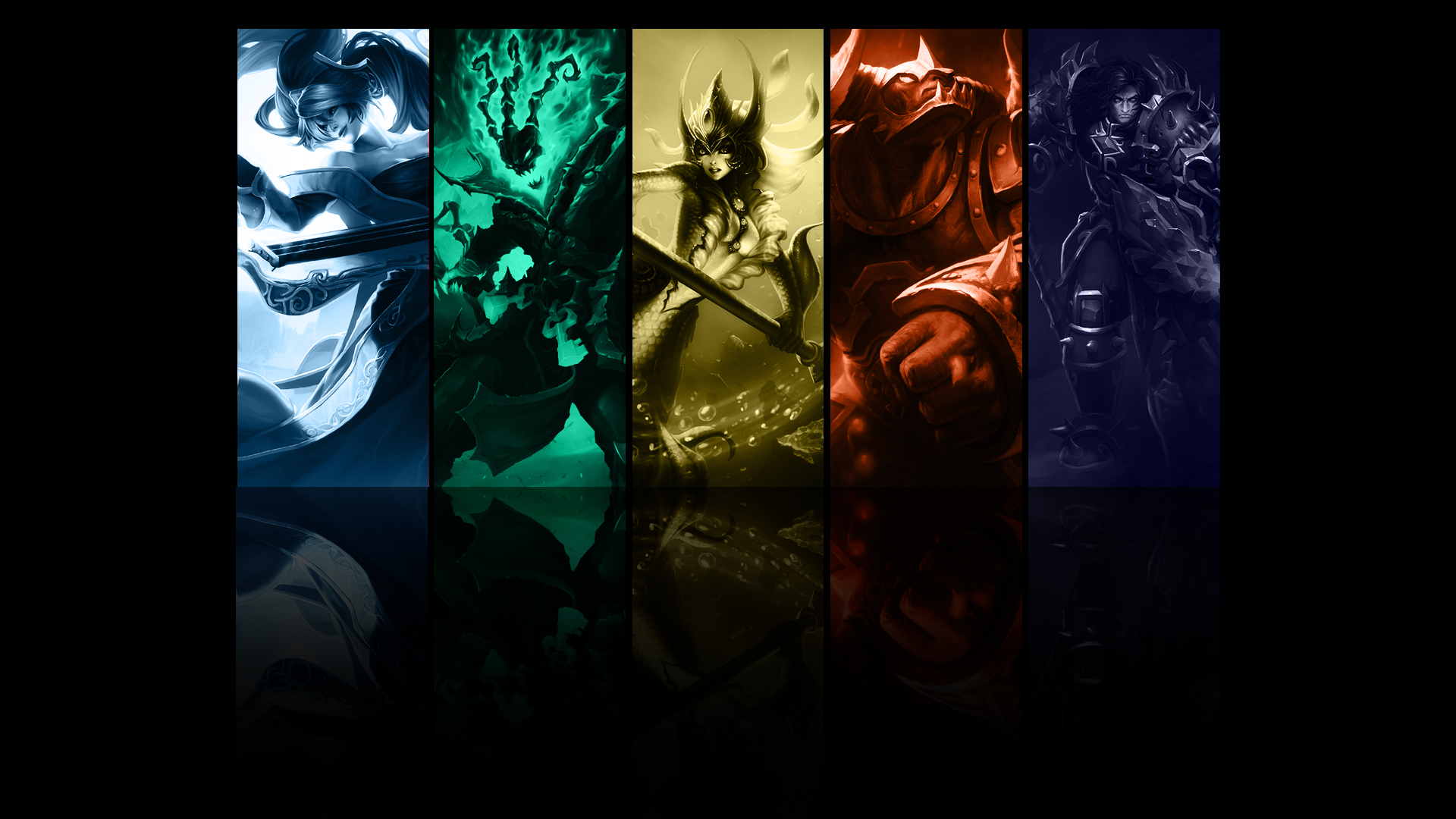 Colors League of Legends Champions Wallpaper by NibblesMeKibbles on  DeviantArt