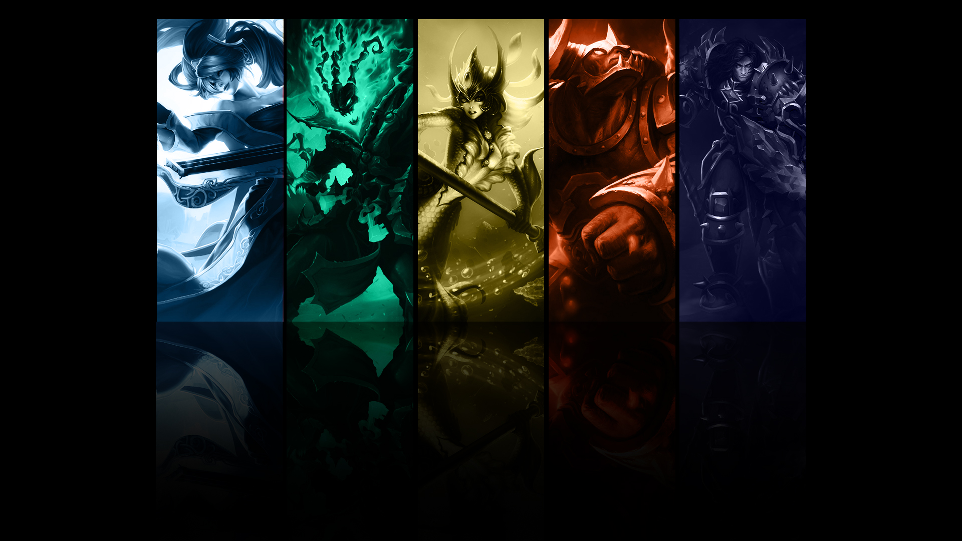 Colors League of Legends Champions Wallpaper