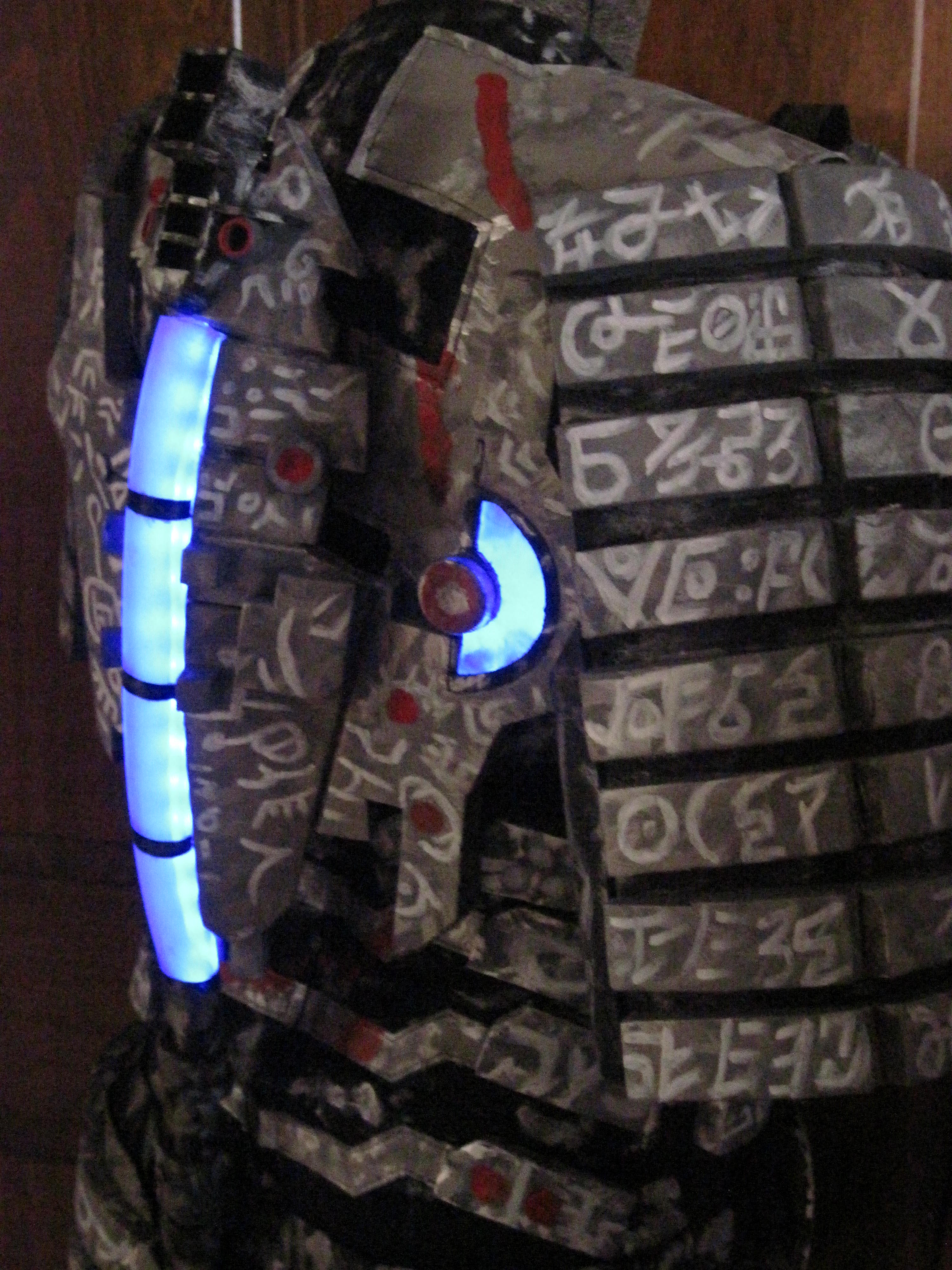 Custom Dead Space Unitology Costume back 3/4