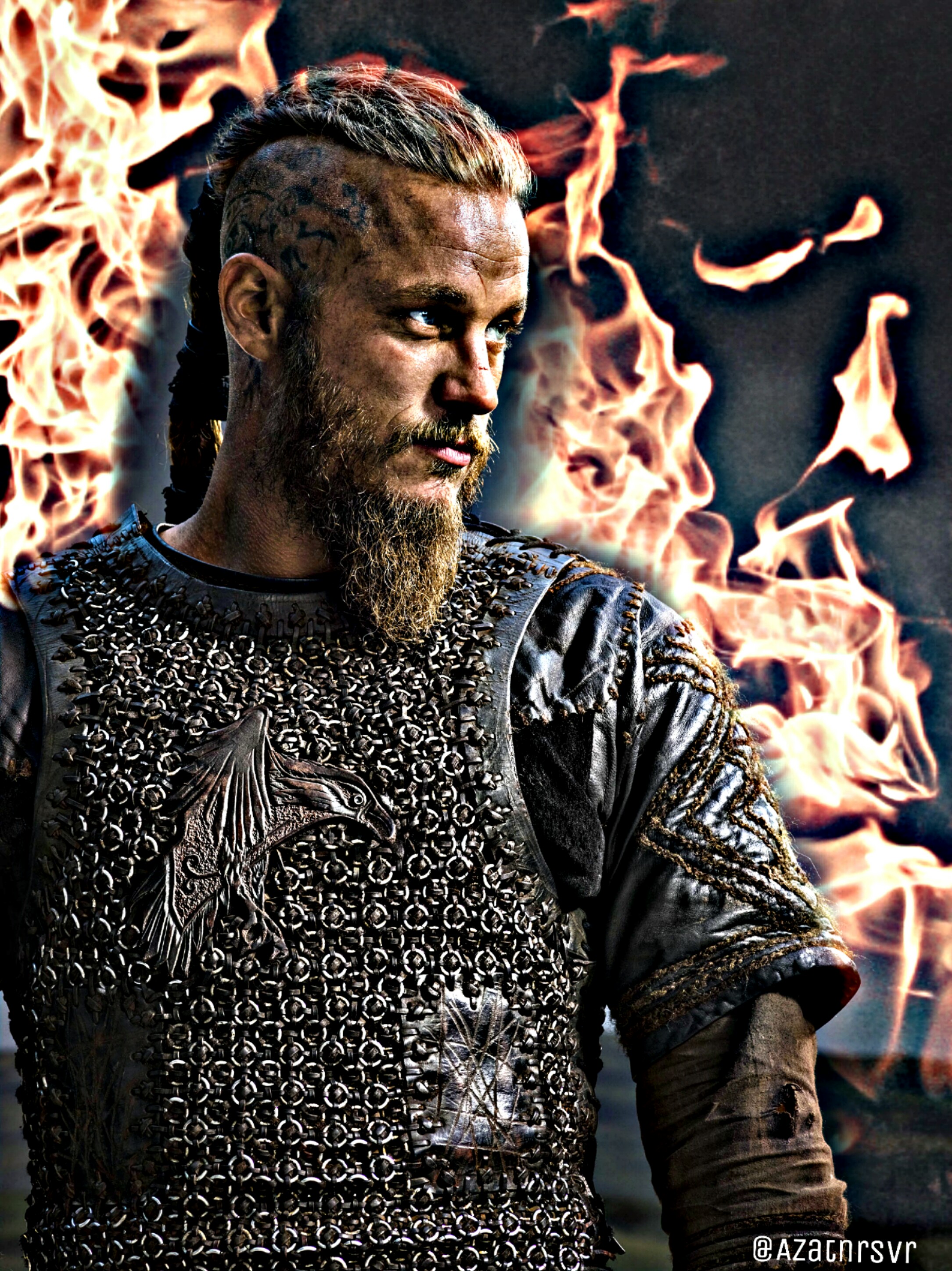 Ragnar Lothbrok-Mobile Wallpaper by Azatnrsvr on DeviantArt Ragnar Lothbrok-Mobile Wallpaper by Azatnrsvr on DeviantArt