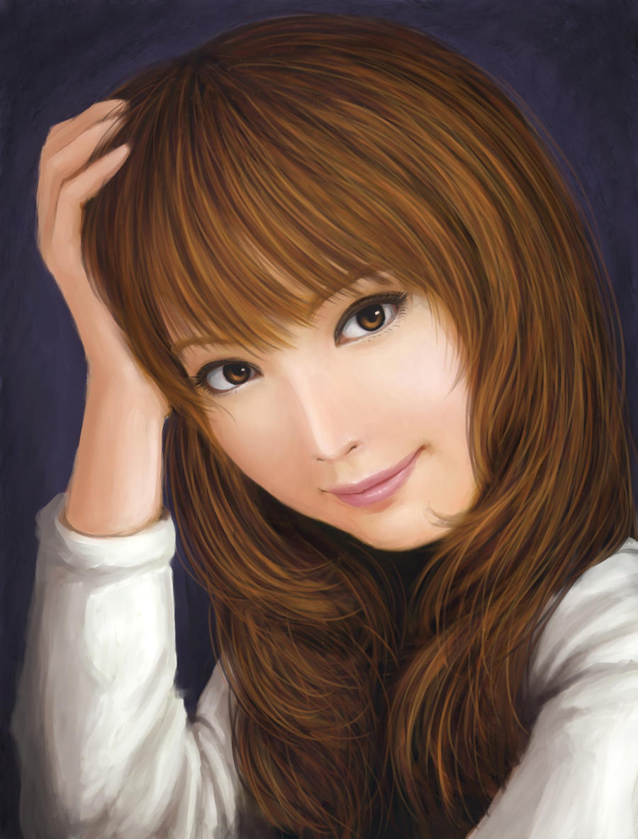 Portrait paintover