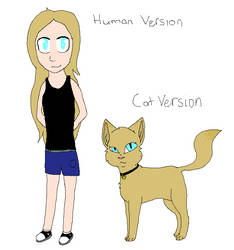 Me As A Human And As A Cat (by Cheezbugerz