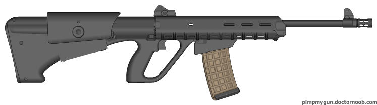 AUG non-bullpup by Killingmacine on DeviantArt