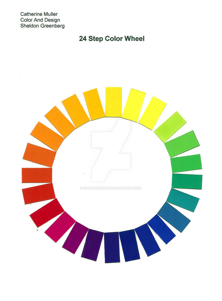 24 Step Color Wheel by ChoHakkaiFan on DeviantArt