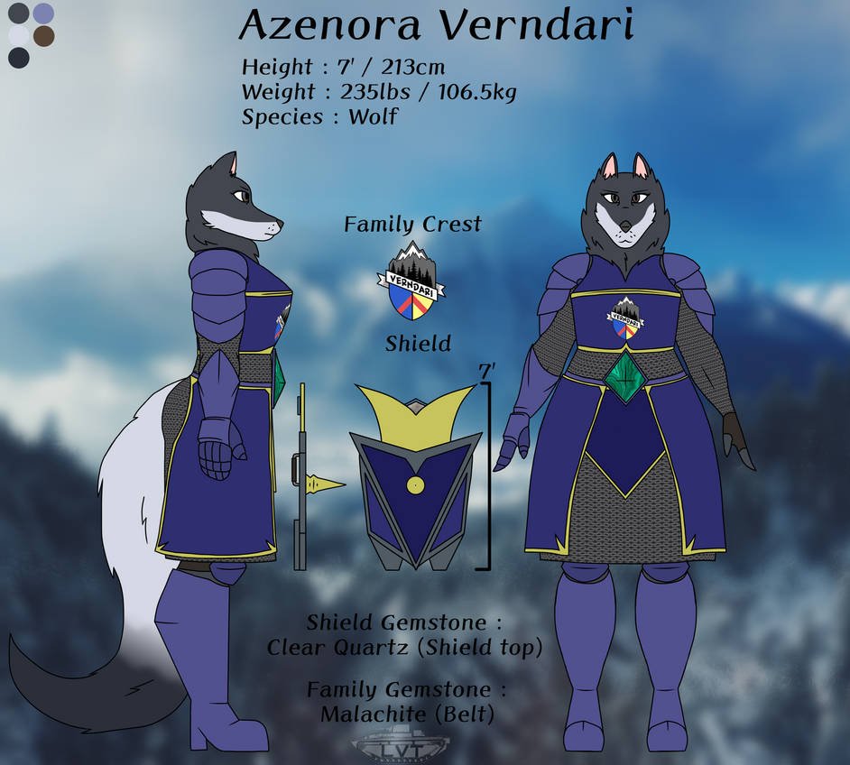 Azenora Verndari Refernce Sheet by LunaVonTsurara on DeviantArt