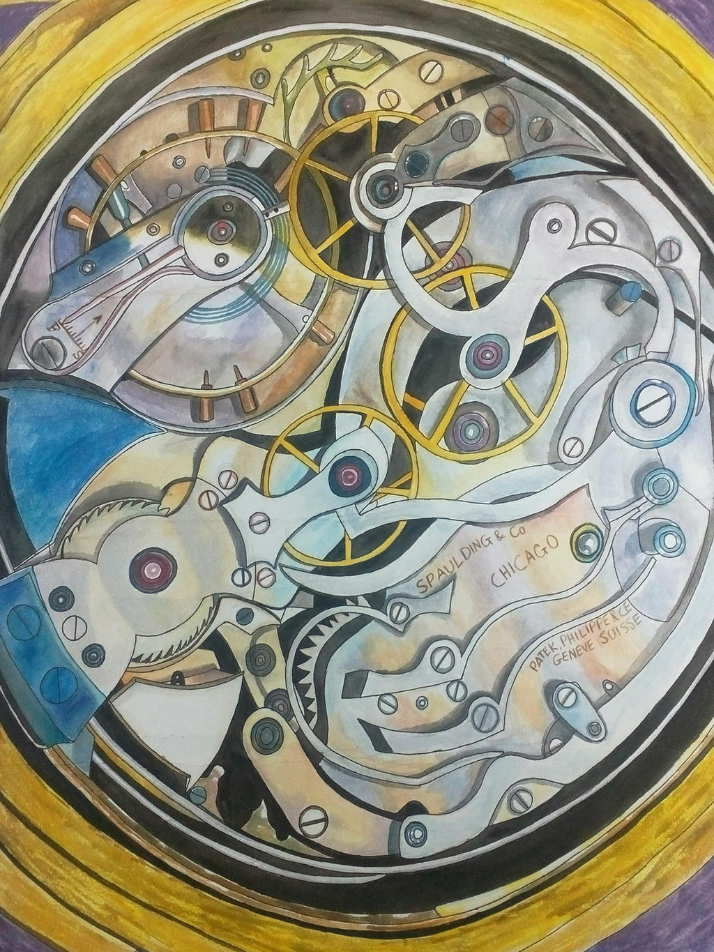 Complex Pocket Watch complex drawing : pocket watch by littlevirgin on DeviantArt