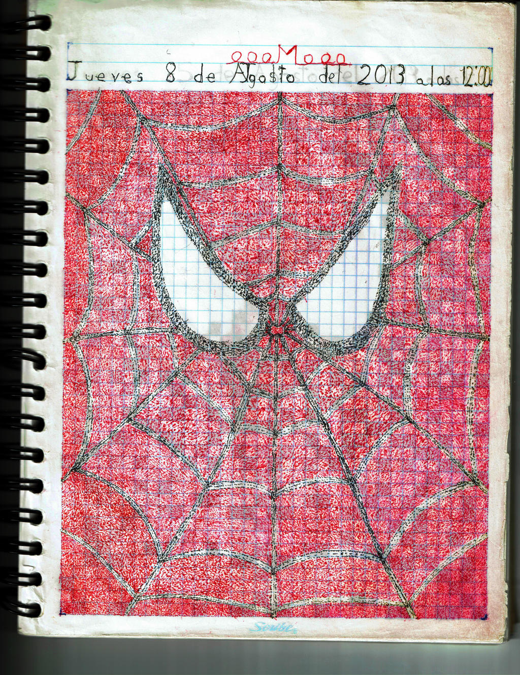 Cara De Spider-Man En Puntillismo by Cuarto-Sol-Ado on DeviantArt