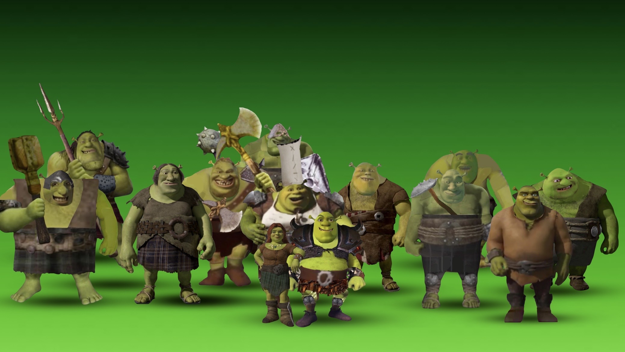 Ogres Lunch Shrek and Ogres friends ogre party by ivancastano on DeviantArt