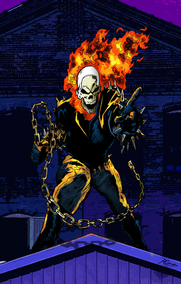 Rooftop Ghost Rider by RCarter on DeviantArt