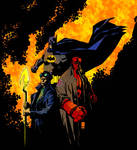 Hellboy Starman Batman colors