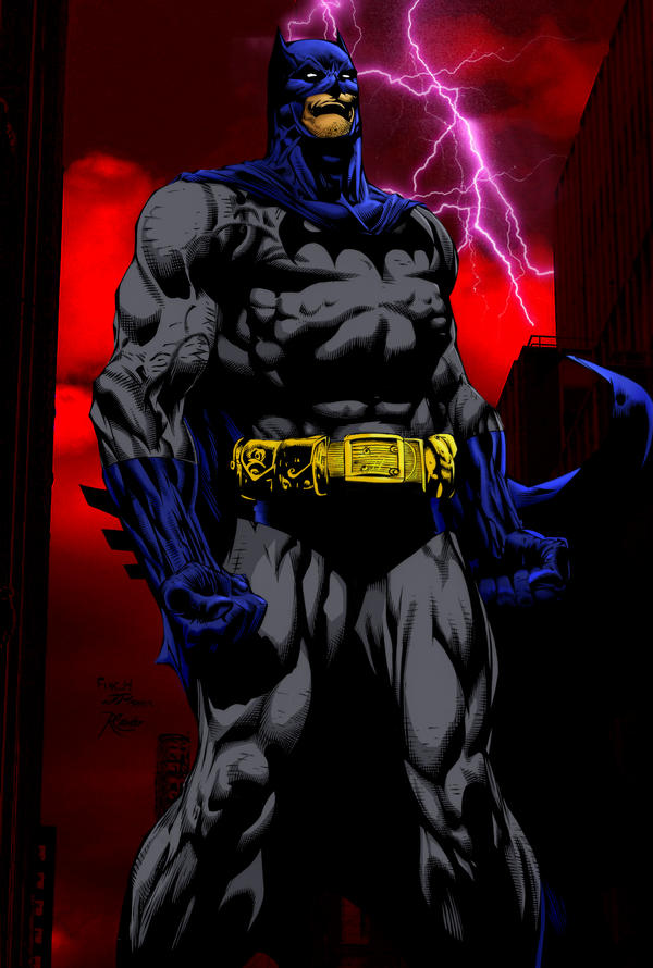 Batman colored by RCarter on DeviantArt