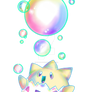 Togepi with bubbles