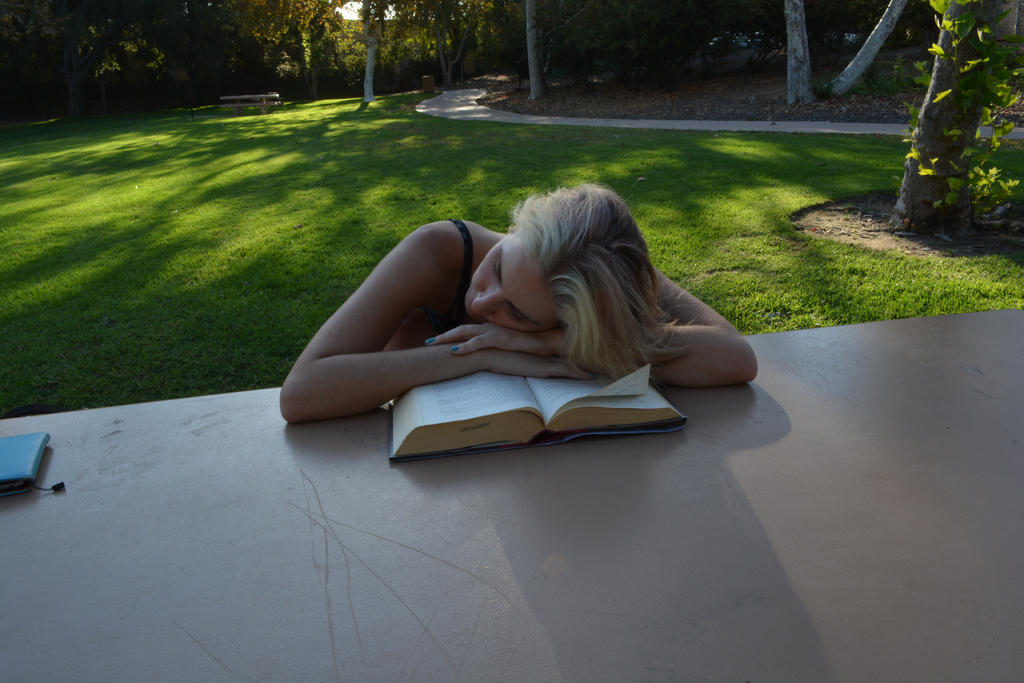 Reading in the Park 5 by Ceridwynne Reading in the Park 5 by Ceridwynne