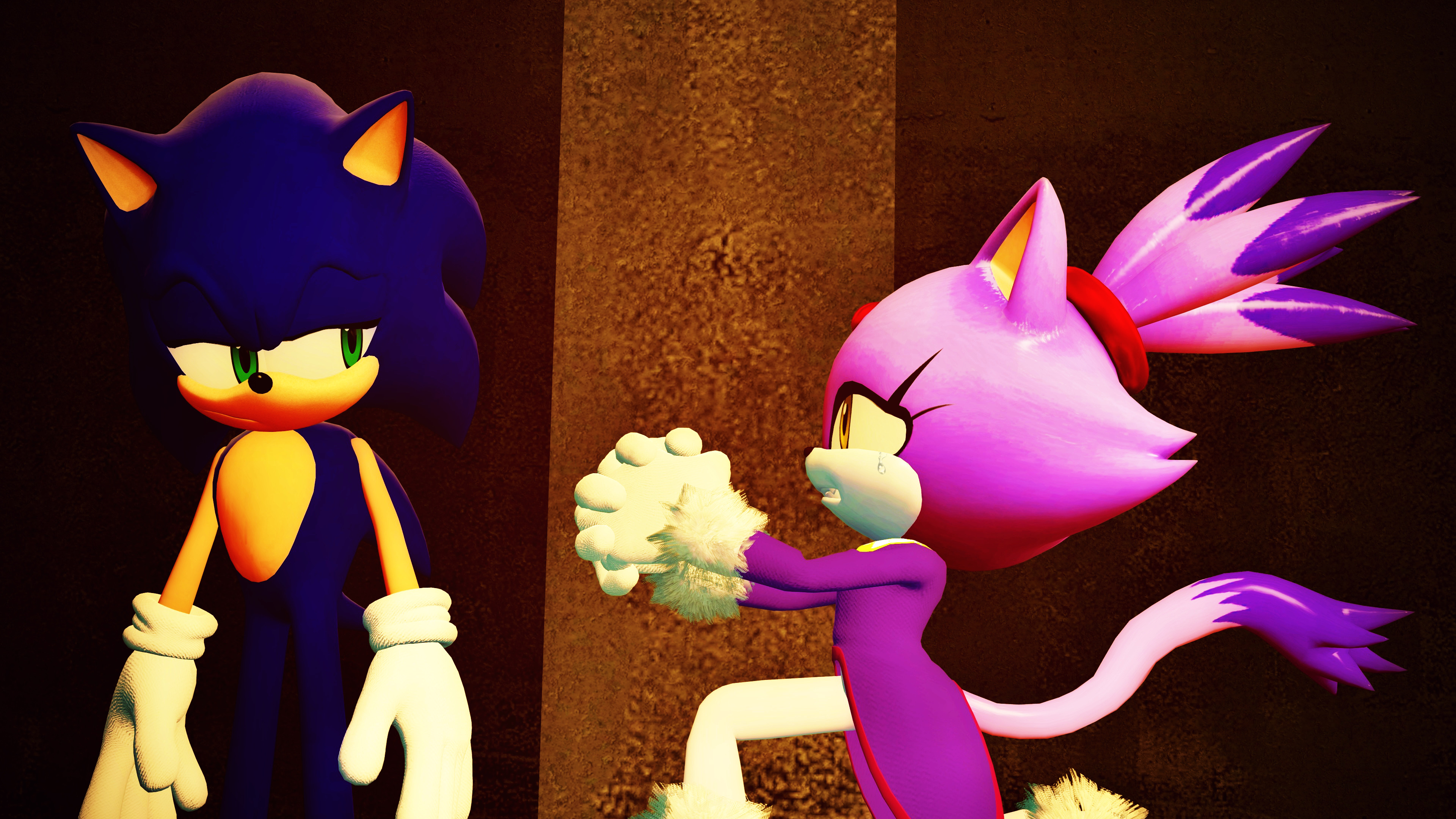 Sonic Riders Blaze Deviantart Blaze give a chance with Sonic! by RicardoVGM on DeviantArt