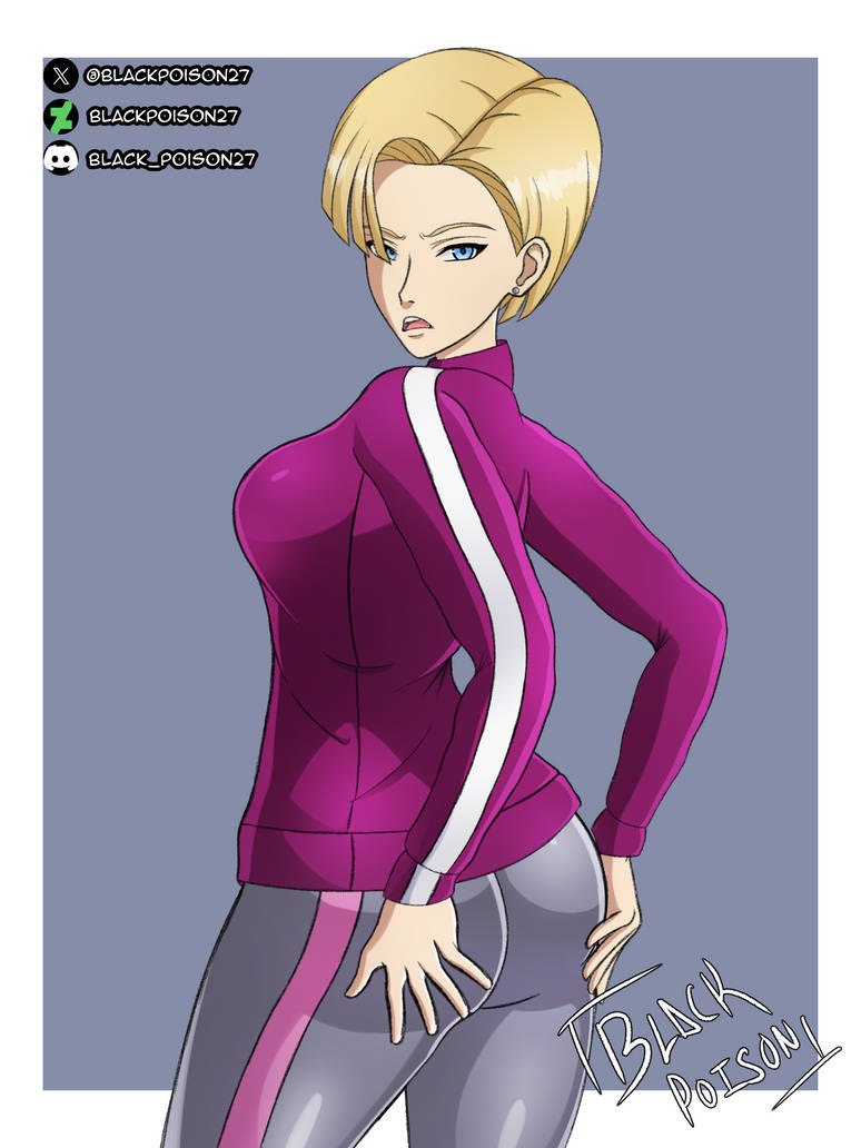 Android Version 18 Android 18 DBS Super Hero Version by BlackPoison27 on DeviantArt