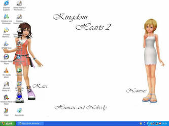 Kairi and Namine Wallpaper