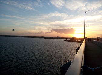 Bridge and Sunset