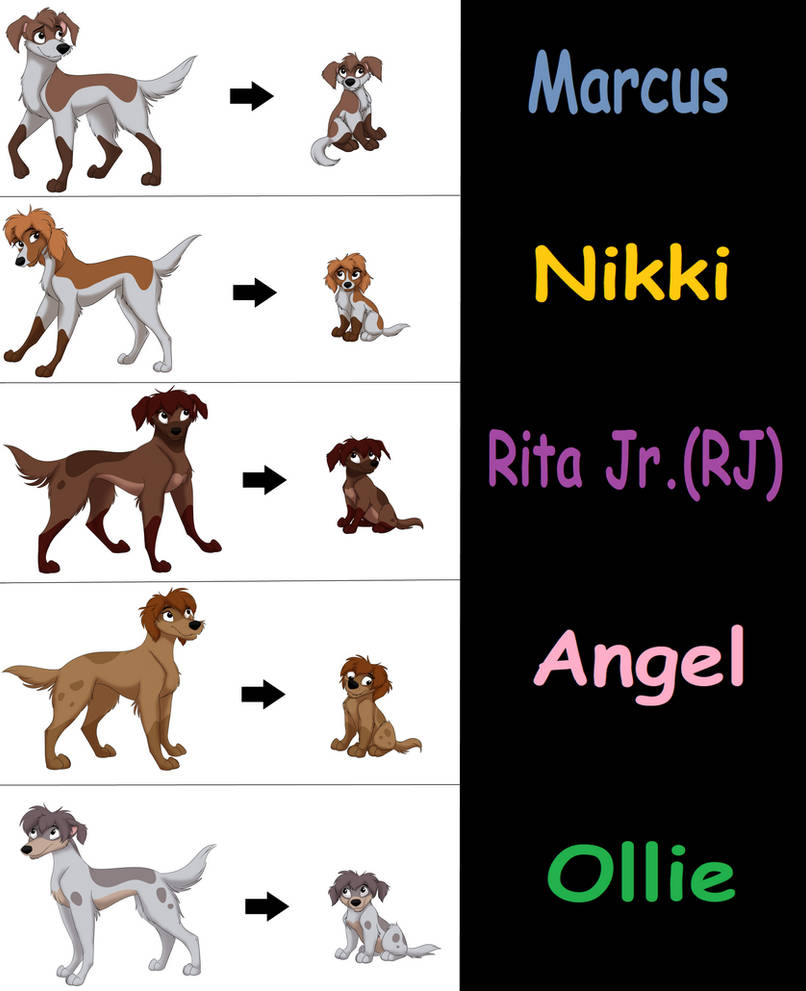 Nicky and Rizzo's Litter by ladyjade26 on DeviantArt