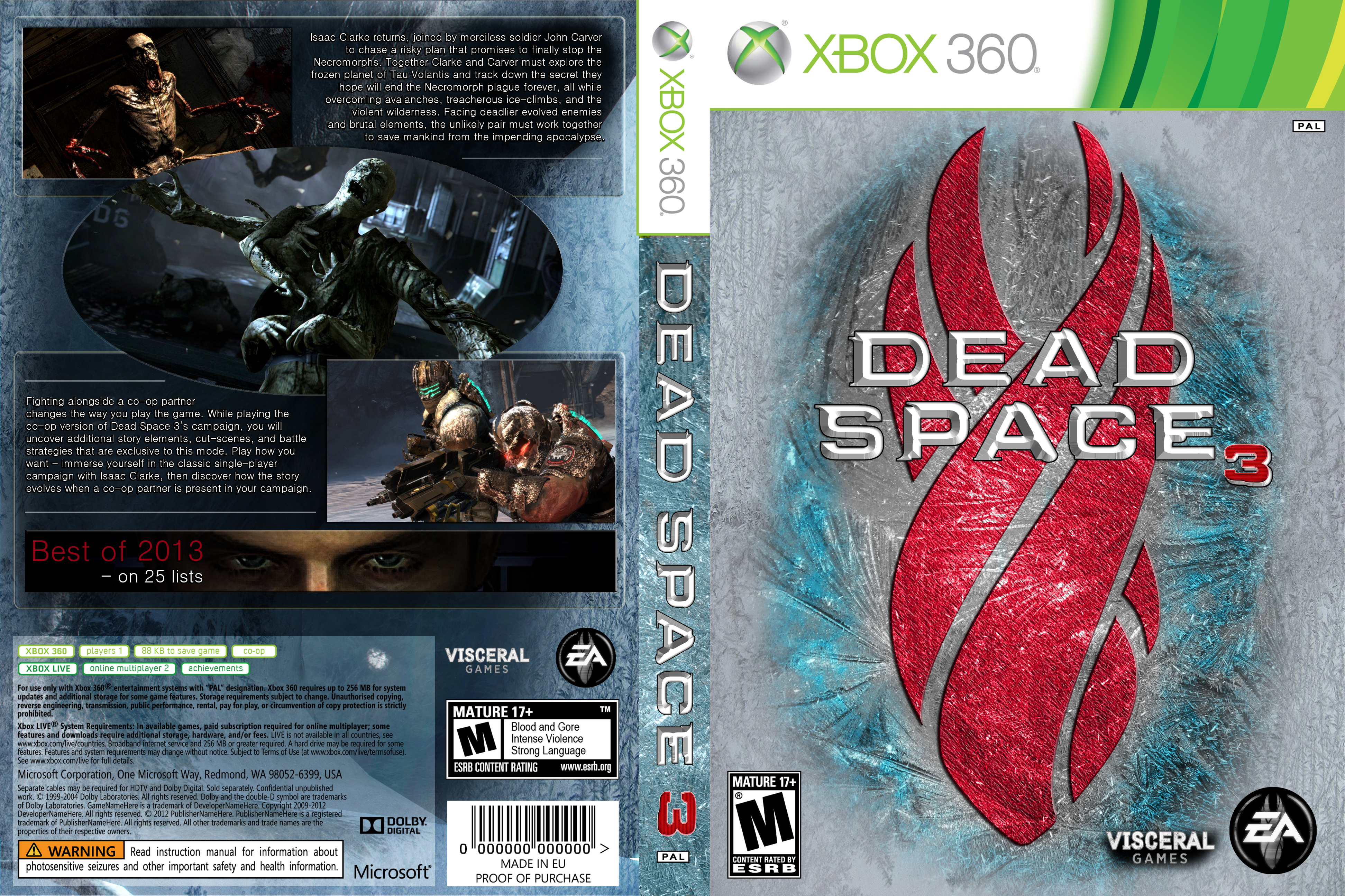 Dead Space 3 cover design